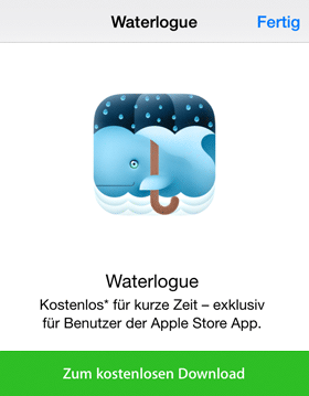 App Store Aktion: Waterlounge