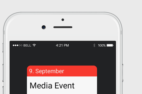 Media Event im September 2015