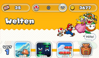 Super Mario Run Welten