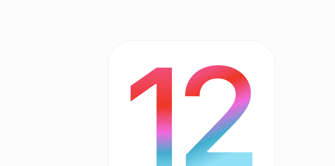 iOS 12 App icon