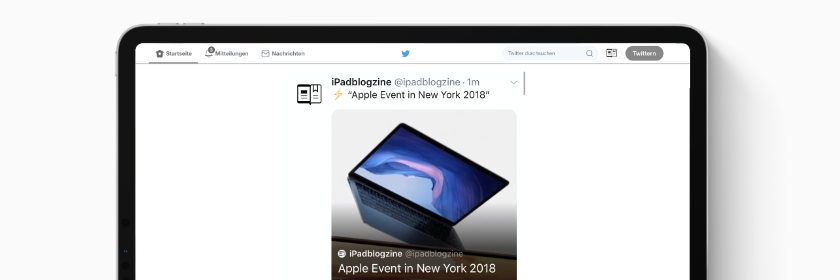 Visual Livetweet Apple Event