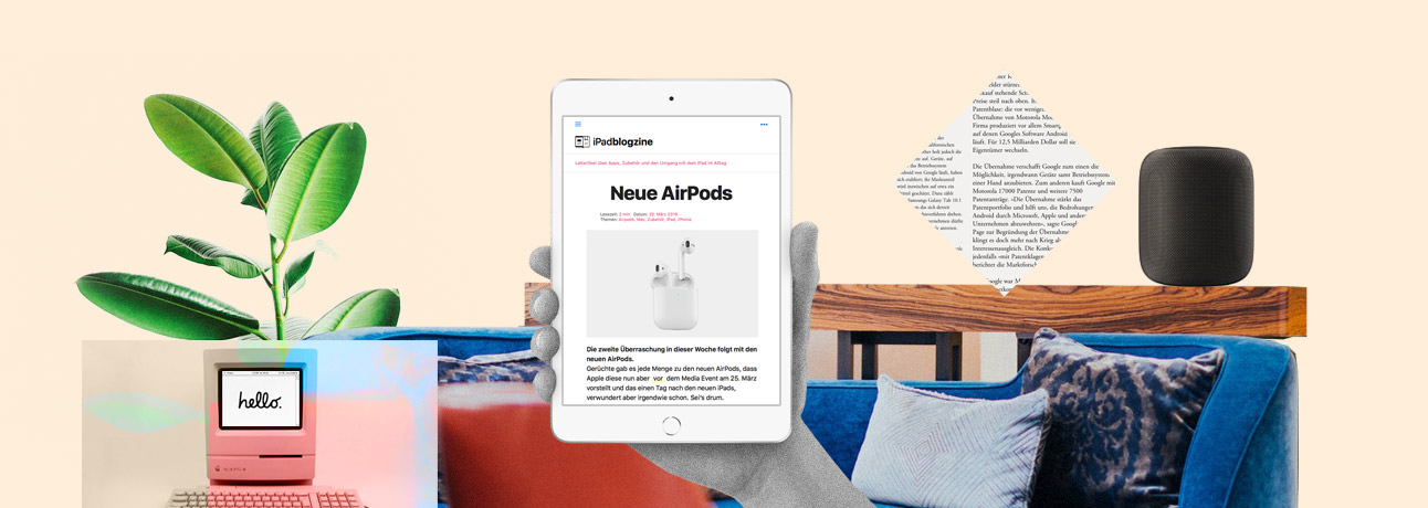 Blog und Magazin für das iPad.