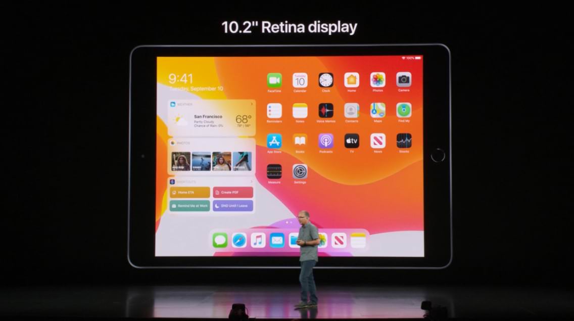 visual iPad mit 10,2-Zoll Retina Display