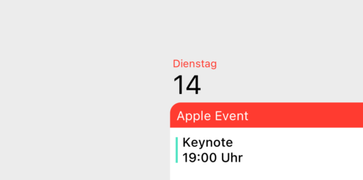 Teaser Apple Event im September’21