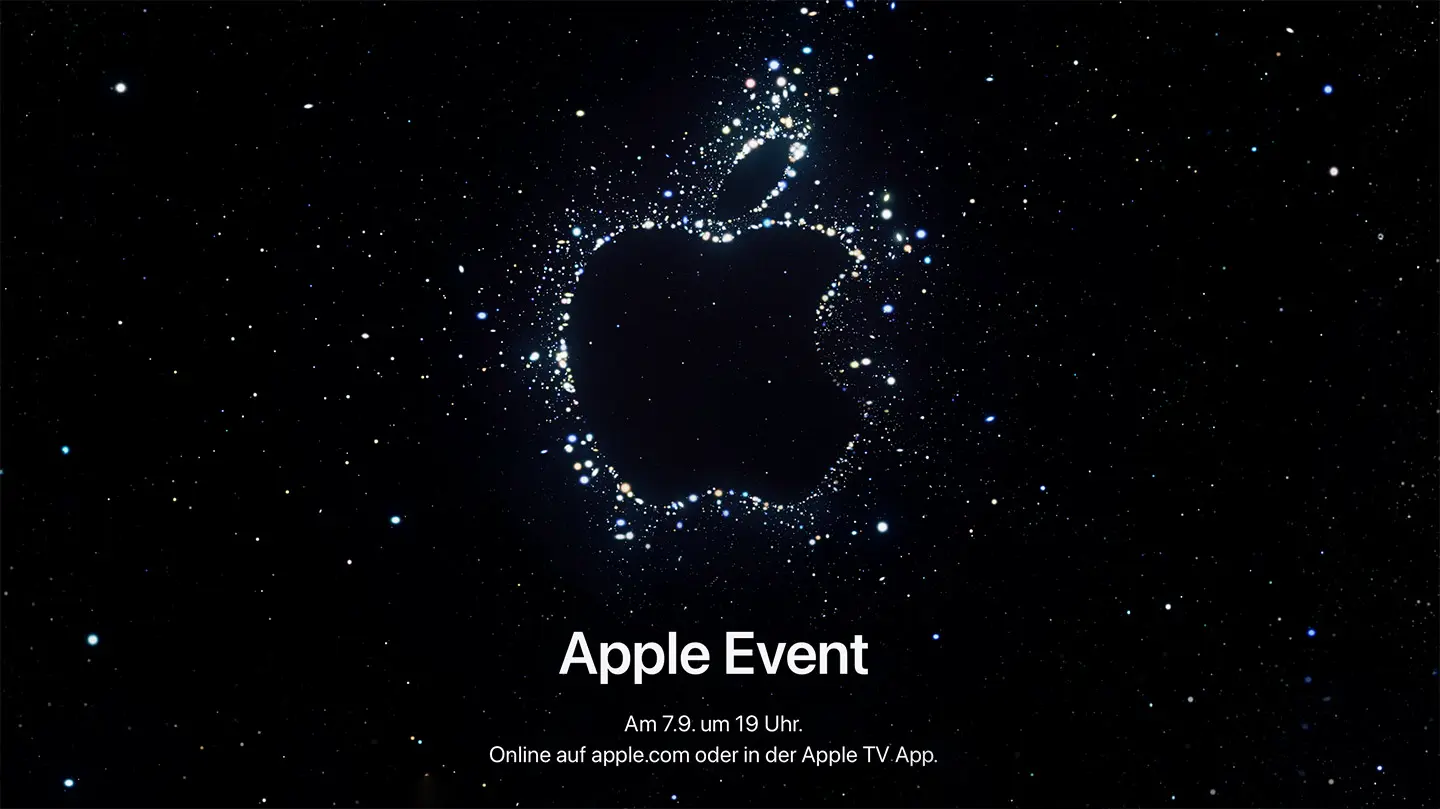 Apple Event Einladung September 2022