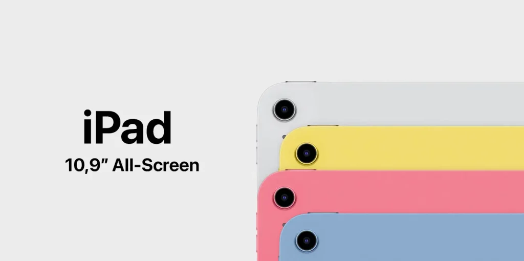 iPad in 4 neuen Farben