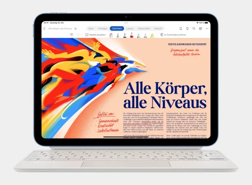 iPad mit Magic Keyboard Folio