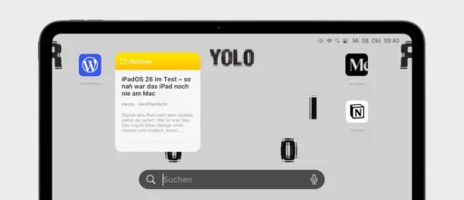 Teaser iPadOS 26.1 mit Slide Over Feature