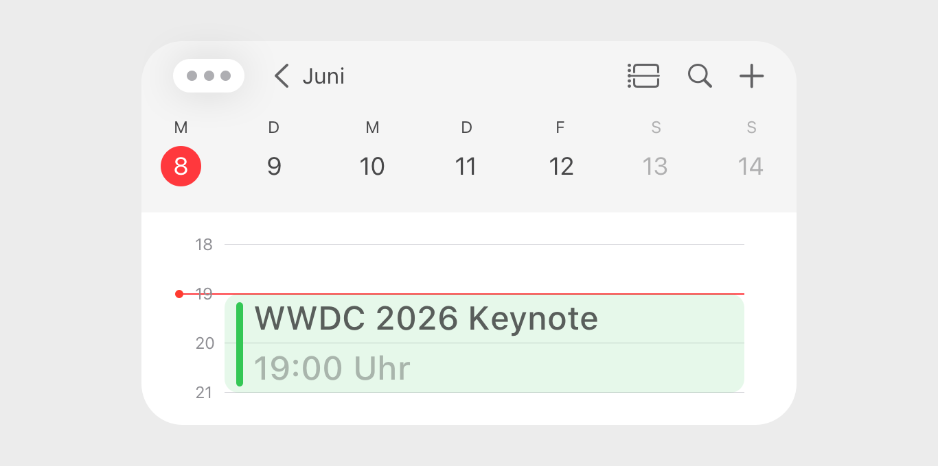 Teaser WWDC 2026: Alle Gerüchte, Neuheiten und was Apple am 8. Juni zeigen wird